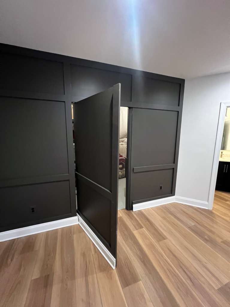 Accent Walls & Murphy Doors
